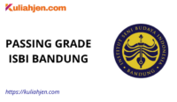 Passing Grade ISBI Bandung