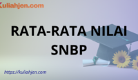 Rata-rata Nilai SNBP