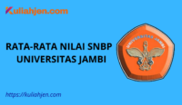 Rata-rata Nilai SNBP Universitas Jambi (UNJA) Lengkap Setiap Prodi