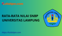 Rata-rata Nilai SNBP Universitas Lampung (UNILA) Lengkap Setiap Prodi