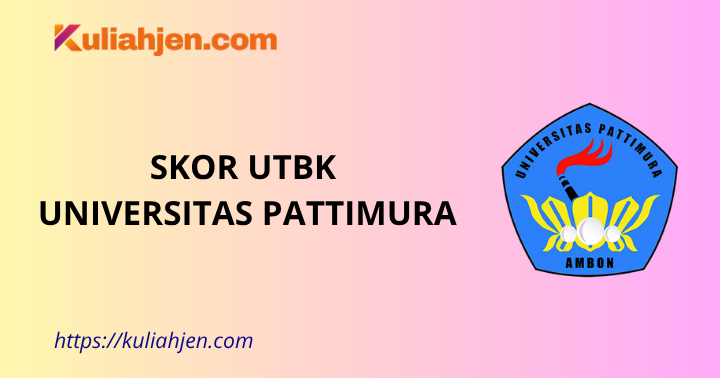 Skor UTBK Universitas Pattimura 2025, Nilai Aman Lolos Tes SNBT
