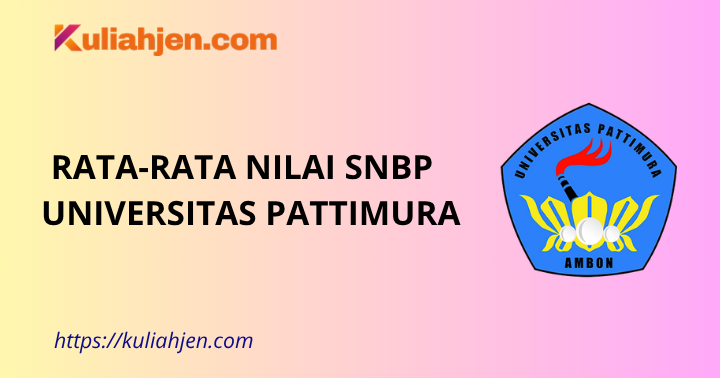 Rata-rata Nilai SNBP Universitas Pattimura Lengkap Setiap Prodi