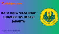 Rata-rata Nilai SNBP Universitas Negeri Jakarta Lengkap Setiap Prodi