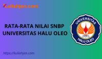 Rata-rata Nilai SNBP Universitas Halu Oleo Lengkap Setiap Prodi