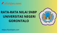 Rata-rata Nilai SNBP Universitas Negeri Gorontalo